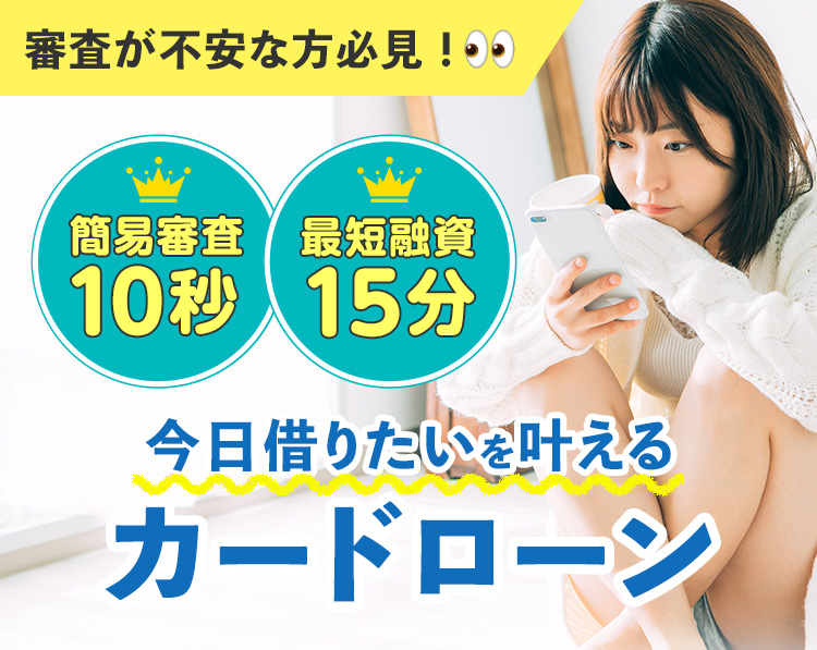 今日借りたいを叶えるカードローン